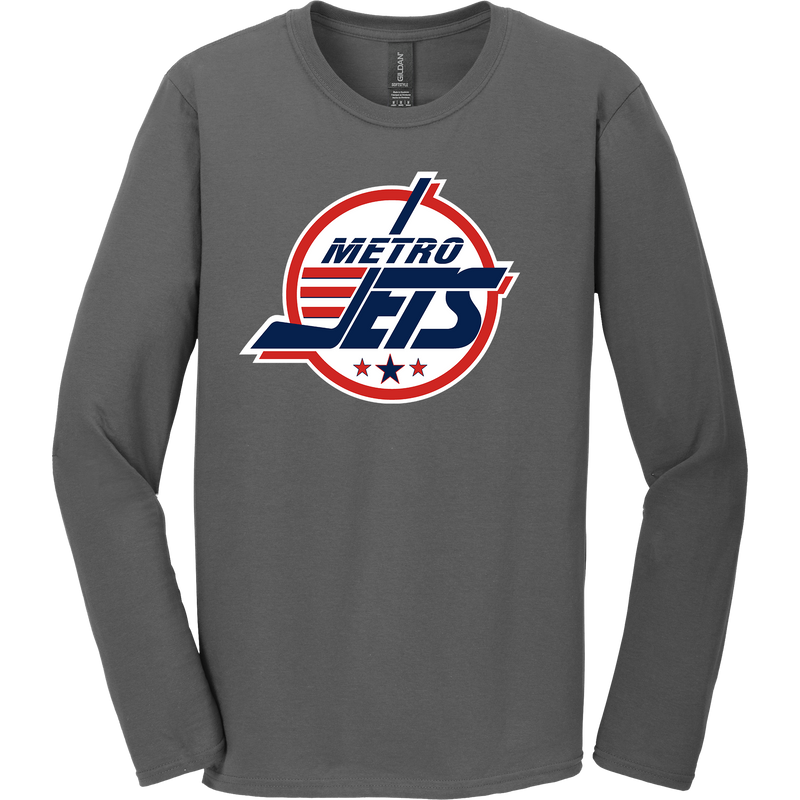Metro Jets Softstyle Long Sleeve T-Shirt