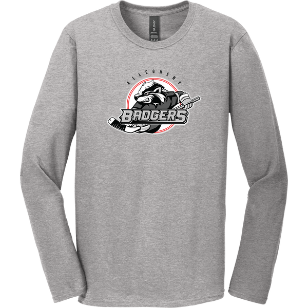 Allegheny Badgers Softstyle Long Sleeve T-Shirt