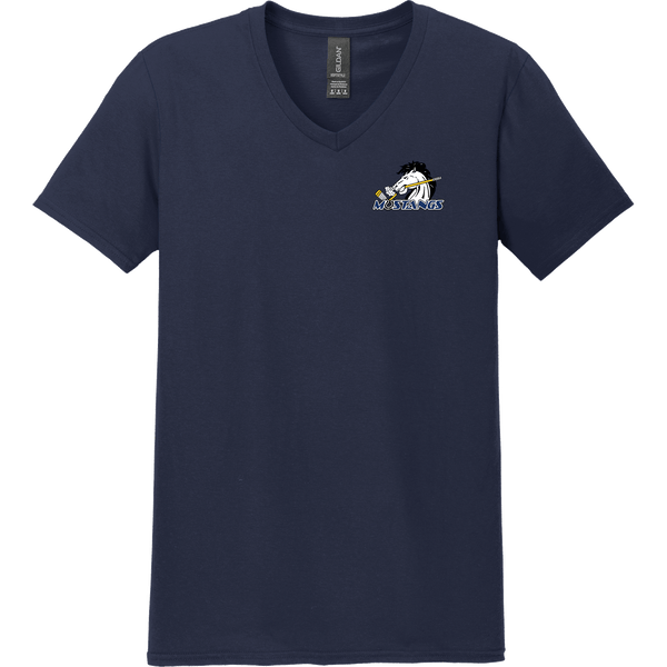 Mid-State Mustangs Softstyle V-Neck T-Shirt