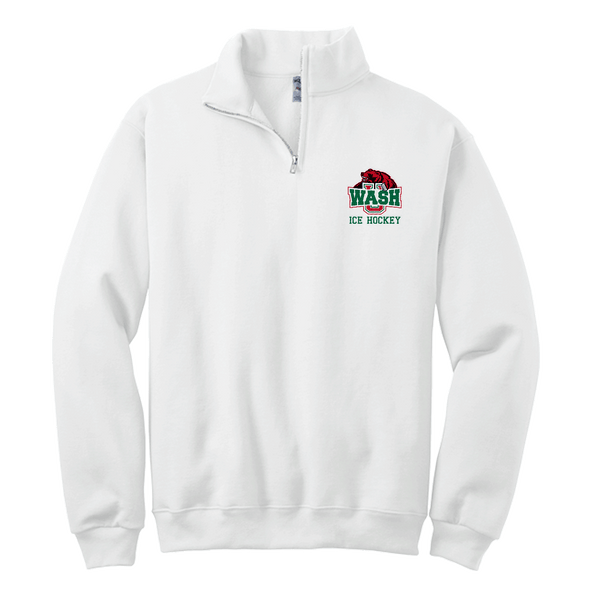 Wash U NuBlend 1/4-Zip Cadet Collar Sweatshirt