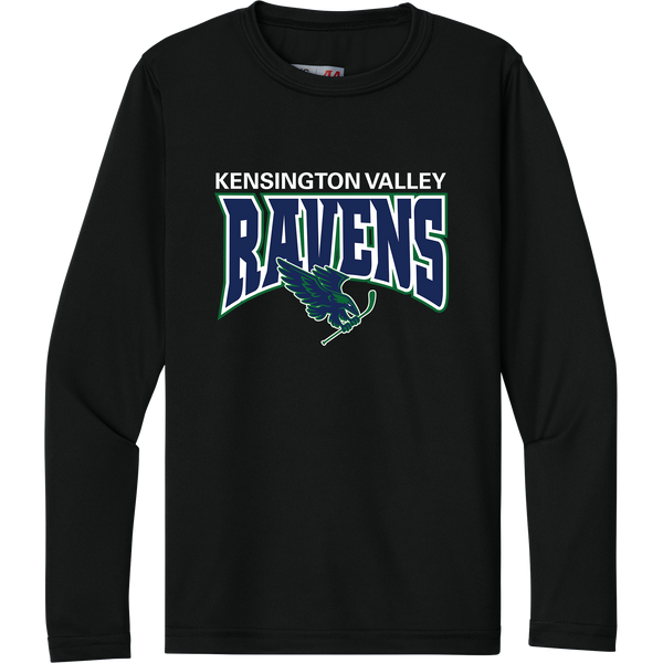 Kensington Valley Ravens Youth Cooling Performance Long Sleeve Tee