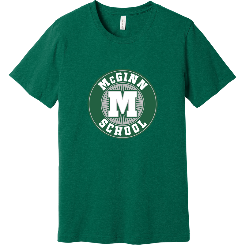 McGinn Elementary Unisex Heather CVC Short Sleeve Tee