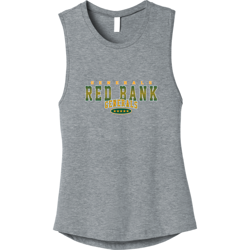 Red Bank Generals Womens Jersey Muscle Tank