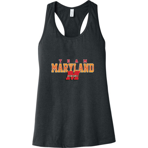 Team Maryland Womens Jersey Racerback Tank