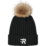 Charlotte Rush Faux Fur Pom Beanie