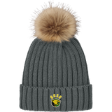 Chester County Faux Fur Pom Beanie