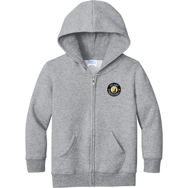 Upland Basketball Toddler Core Fleece Full-Zip Hooded Sweatshirt