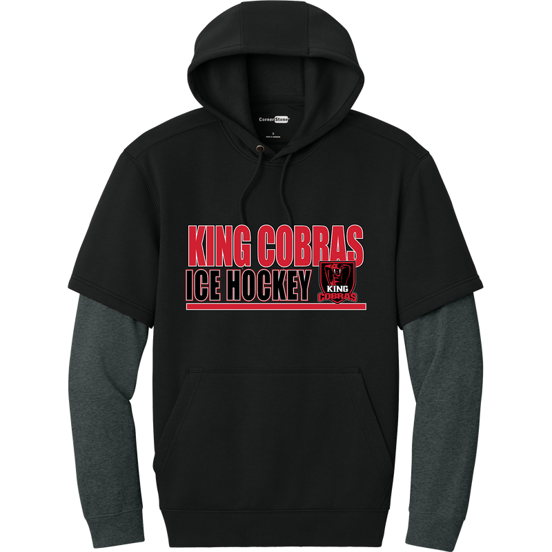 King Cobras Tough Fleece Layered Hoodie
