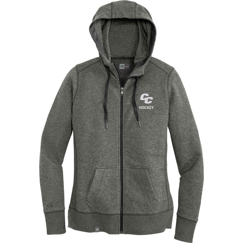 Curry College New Era Ladies French Terry Full-Zip Hoodie