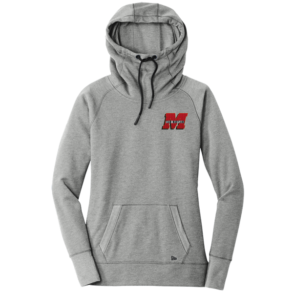 Team Maryland New Era Ladies Tri-Blend Fleece Pullover Hoodie