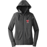 University of Tampa New Era Ladies Tri-Blend Fleece Full-Zip Hoodie