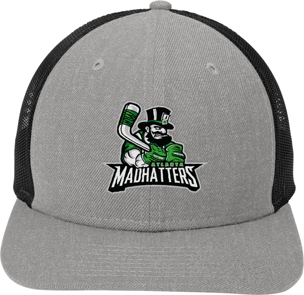 Atlanta Madhatters New Era Snapback Low Profile Trucker Cap