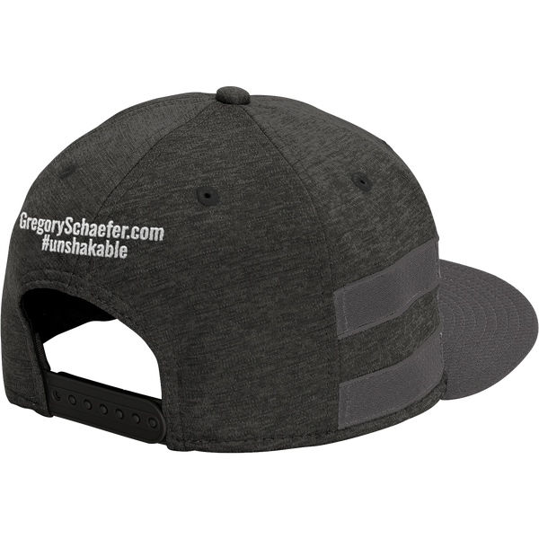 Gregory Schaefer New Era Shadow Heather Striped Flat Bill Snapback Cap