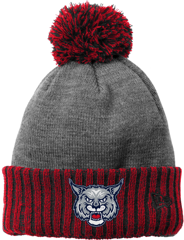 CT Bobcats New Era Colorblock Cuffed Beanie