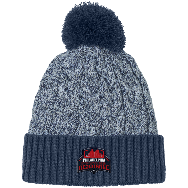 Philadelphia Resistance New Era Marled Knit Pom Beanie