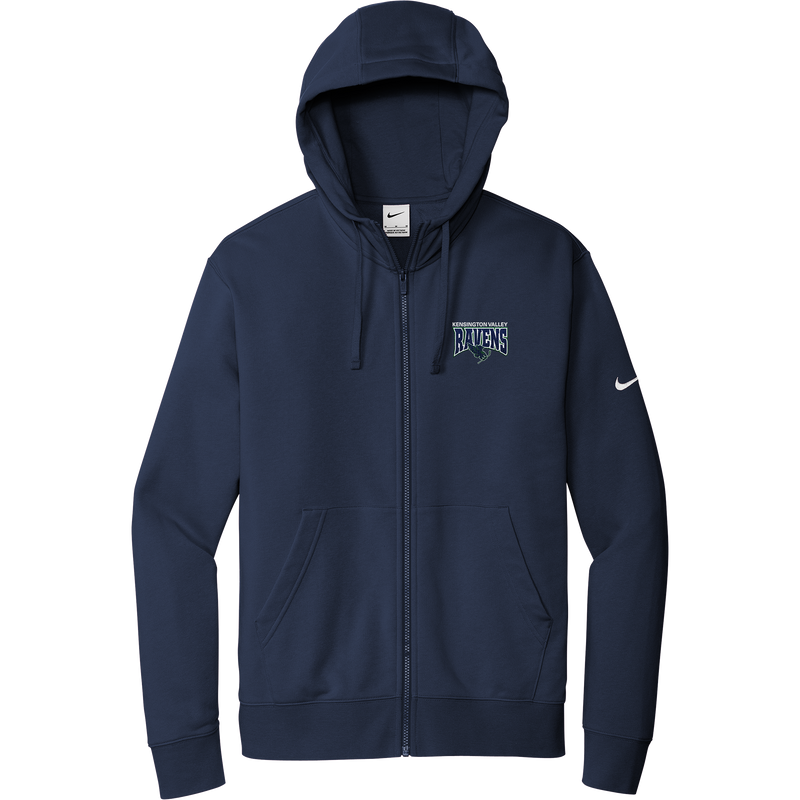 Kensington Valley Ravens Nike Club Fleece Sleeve Swoosh Full-Zip Hoodie