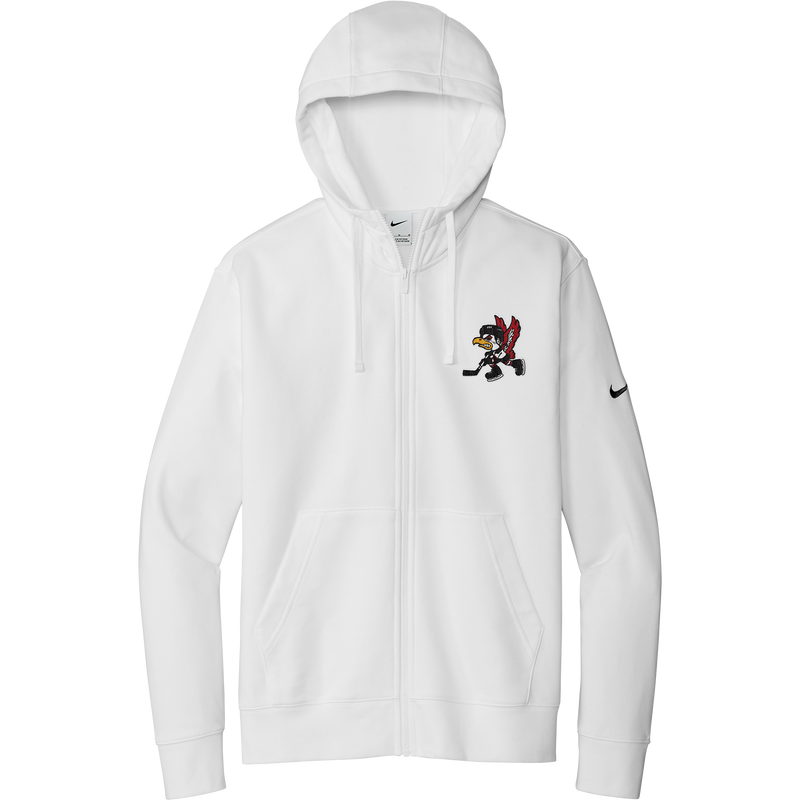 Benet Hockey Nike Club Fleece Sleeve Swoosh Full-Zip Hoodie