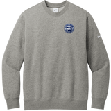 NYC Hockey Club Nike Club Fleece Sleeve Swoosh Crew