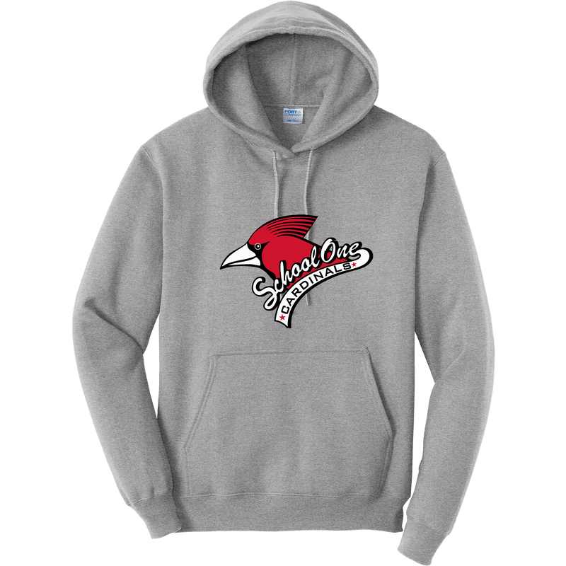 School One Elementary Adult Core Fleece Pullover Hooded Sweatshirt