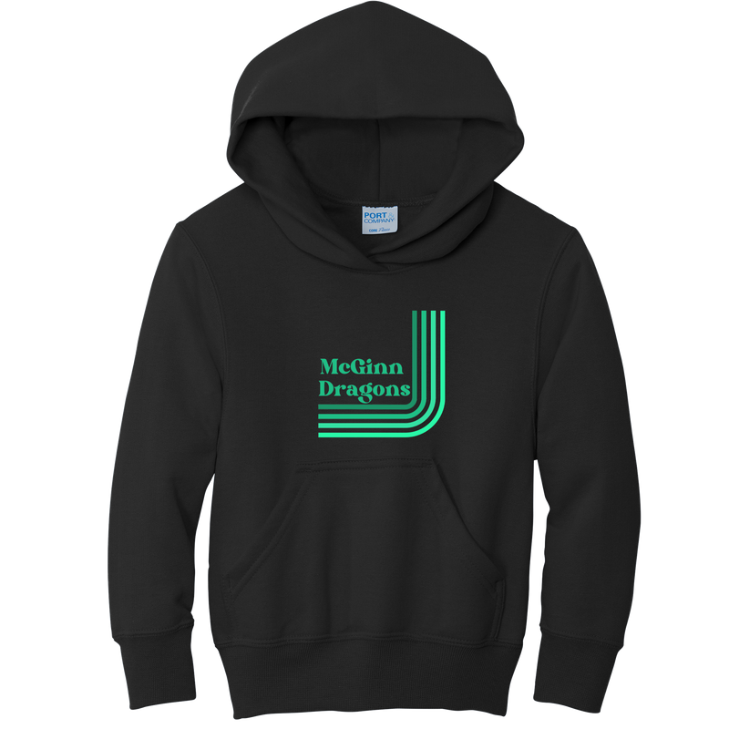 McGinn Elementary Youth 'Vintage' Core Fleece Pullover Hooded Sweatshirt