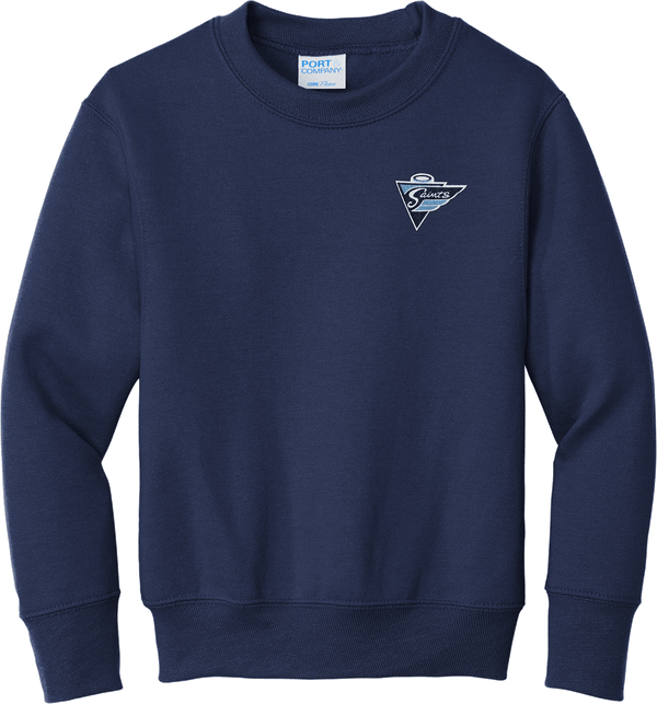 Ramapo Saints Youth Core Fleece Crewneck Sweatshirt