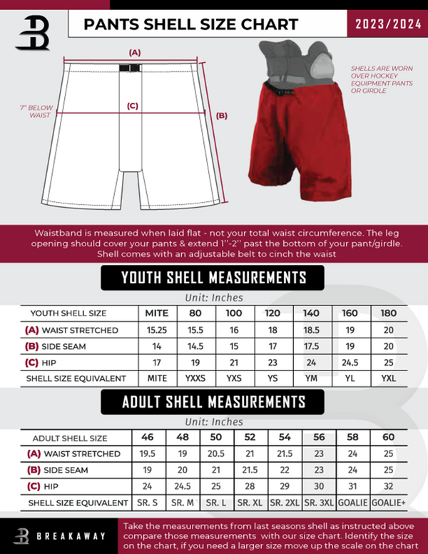 SOMD Sabres Youth Sublimated Pants Shell