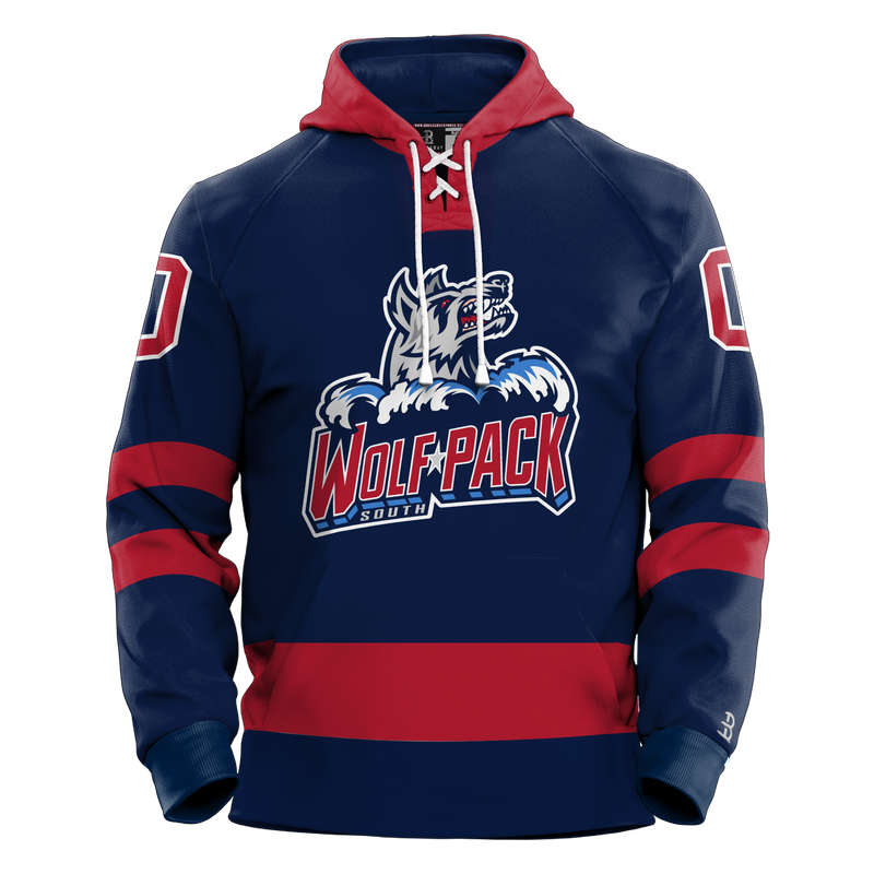 CT Wolfpack South Youth Sublimated Retro Hoodie