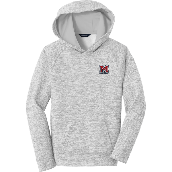 Jr. Mounties Youth PosiCharge Electric Heather Fleece Hooded Pullover